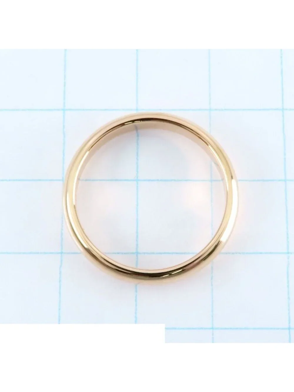 Cartier 1895 Wedding Ring Yellow Gold YG Certificate 58